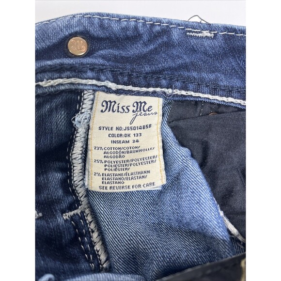 Miss Me Bootcut Jeans J55014B58 Women’s 25 Dark Blue Denim - Picture 10 of 10